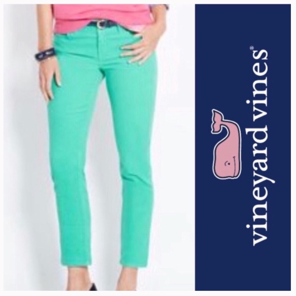 Vineyard Vines | Courduroy Turquoise Pants 2